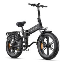 Vélo électrique pliable ENGWE ENGINE PRO 2.0 750 W avec gros pneu 20 x 4,0 pouces, batterie amovible 16 Ah, suspension complète, 8 vitesses - Noir