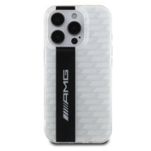Mercedes AMG Funda protectora para iPhone 16 Pro Max Diseño Carbono Blanco - Nuevo