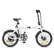 Bicicleta Eléctrica ENGWE P20 - Motor 250W Batería 36V9.6Ah Autonomía 100KM Freno De Disco Hidráulico - Blanco - Nuevo