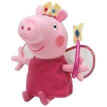 Peluche Ty Peppa Pig Pequeña Princesa Peppa - Nuevo