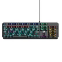 Aula F2066-II véritable clé mécanique clavier de jeu câble USB 1.6m 106 touche EN/RUS RGB Led argent