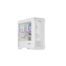 GENESIS Irid 503 Mini Tower Transparente, Blanca - Nuevo