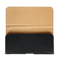 Funda Cinturón Móvil 6'' Polipiel Texturizada Solapa Magnética Max Excell Negro - Nuevo
