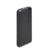 Powerbank 10000mAh 4 ports USB 2A+C+micro USB 10W Noir Rivacase
