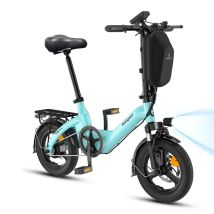 Bicicleta eléctrica plegable Bodywel T16 Pro de 14? con motor de 250 W, batería de 36 V y 10 Ah, compatible con app - Nuevo