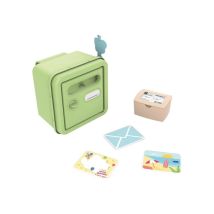 Buzón para casa de juegos SMOBY Life con accesorios y superficie borrable Verde claro - Nuevo