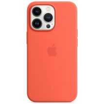 Coque en silicone MagSafe pour Apple iPhone 13 Pro - Nectarine
