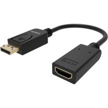 Vision TC-DPHDMI/BL adaptador de cable de vídeo HDMI tipo A (Estándar) DisplayPort Negro - Nuevo