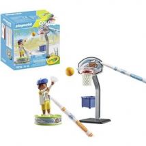 Joueur de Basketball Coloré avec Panier - Kit de Créativité pour Enfants