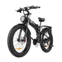 Vélo Électrique Ridstar H26 Pro - Moteur 1000W Batterie 48V23Ah Pneus 26 Frein à Disque d'huile Hydraulique - Noir
