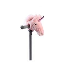 Cabeza de Peluche Unicornio para Manillar T-Bar - Accesorio de Patinete y Triciclo - Nuevo