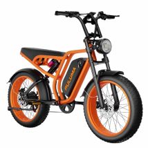 Bicicleta de montaña eléctrica PULUMA SU8 250W, batería extraíble de 52V 20Ah, suspensión completa - Nuevo