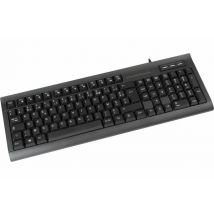 Dacomex K460U teclado Universal USB AZERTY Francés Negro - Nuevo