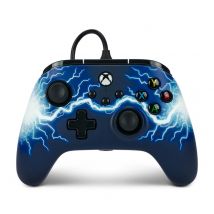 PowerA XBGP0190-01 Gamepad USB nero e blu per PC, Xbox One, Xbox One S, Xbox One X - Nuovo