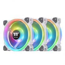Thermaltake Riing Trio 12 RGB Radiator Fan White TT Premium Edition Universel Ventilateur 12 cm Blanc 3 pièce(s)