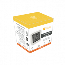 Konyks Termo 2, Termómetro e higrómetro con conexión Wi-Fi, Pantalla grande, Lectura a distancia, Activa otros dispositivos Konyks en función de las 