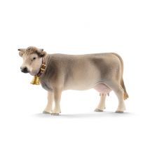 Schleich Figura Vaca Braunvieh - Modelo con detalles realistas - Nuevo
