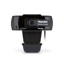 Hamlet HWCAM1080-P webcam 2 MP 1920 x 1080 pixel USB 2.0 Nero - Nuovo