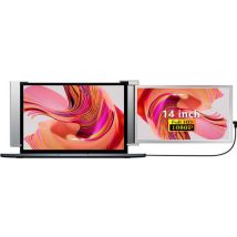Lipa S14 14 pouces moniteur portable - Également pour Windows et MacOS - Écran supplémentaire pour ordinateur portable - Écran portable