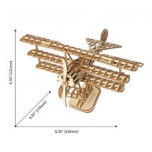 Maquette en Bois Avion Rolife Modern 3D - Kit de Modélisme Créatif