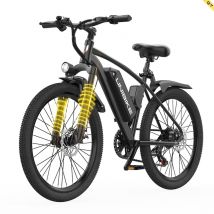 Vélo électrique Unibike Q7 26 pour adultes, batterie 36 V 10 Ah, 250 W, 7 vitesses