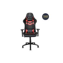 Fauteuil gamer Alpha Omega Players Berserker Thor Luxury - Cuir PU, accoudoirs 4D, inclinable 90–180°, pivot 360° - Noir et Rouge