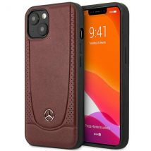 Funda Mercedes para iPhone 15 6.1 funda rígida roja Piel Urban Bengale - Nuevo