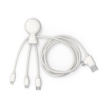 Cavo 5 in 1 Mr BIO USB A C/micro USB e USB C e Lightning da 1 m - Nuovo