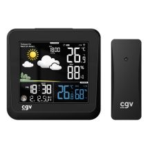 CGV 19001 estación meteorológica digital Negra LCD Batería - Nuevo