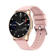 Montre intelligente Karen M KM09, écran TFT HD 1,32 pouces, 260 mAh, IP67, modes sportifs, rose