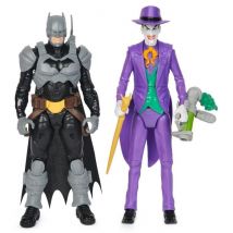 DC Comics BATMAN ADVENTURES - Battle Pack Figurita Batman VS El Joker 30 Cm Batman Adventures - Figuritas Batman Joker 30 cm + Accessoires - Crea Tus 