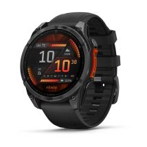 Garmin Fenix 8 3,56 cm (1.4 ) AMOLED 47 mm Numérique 454 x 454 pixels Écran tactile Noir Wifi GPS (satellite)