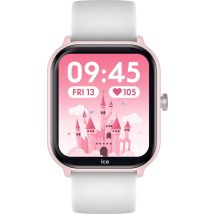 Montre connectée ICE SMART Junior 3.0 Rectangulaire avec Bracelet Silicone Rose / Blanc Ice Watch