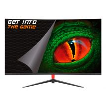 KeepOut XGM27PRO+V3 PC a schermo piatto 68,6 cm (27 ) 1920 x 1080 pixel Full HD Nero, Rosso - Nuovo
