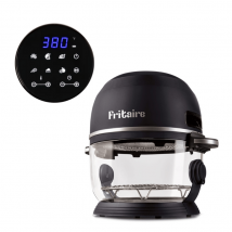 Freidora de aire Fritaire Glass Bowl Air Fryer Negra - Nuevo