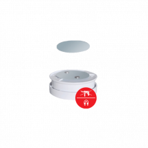 Fixation magnétique pour détecteur de fumée - CHACON - Installation rapide et facile - Poids max 500gr - Blanc