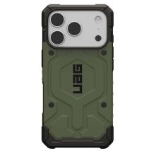 Coque MagSafe pour iPhone 17 Pro Pathfinder Design Surélevé Vert