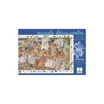 Puzzle de Observación Castillo Fuerte - 100 Piezas para Niños a Partir de 5 Años - Nuevo