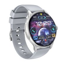 XO Reloj inteligente seguimiento de salud y deporte con pantalla AMOLED Plateado - Nuevo