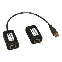 Tripp Lite B202-150 Extensor de 1 Puerto USB sobre Cat5/Cat6, Transmisor y Receptor, hasta 46 m [150 pies], TAA - Nuevo