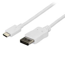 StarTech.com Cable 1,8m USB C a DisplayPort 1.2 de 4K a 60Hz - Adaptador Convertidor USB Tipo C a DisplayPort - HBR2 - Conversor USBC con Modo Alt - C