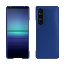 Funda de piel Sony Xperia 1 V - Tapa trasera - Azul - Piel lisa - Nuevo
