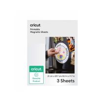 Cricut 2012792 Hojas magnéticas imprimibles A4 Blancas lote de 3 para Cricut Explore - Nuevo