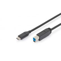 Digitus Câble de raccordement USB de Type-C, Gén. 2 Type-C vers B