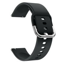Bracelet en silicone Riff pour Samsung Galaxy Watch d'une largeur de 22 mm Noir