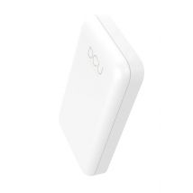 DCU Advance Tecnologic 34155008 power bank Litio 5000 mAh Ricarica senza fili Bianco - Nuovo