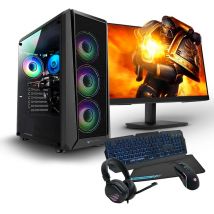 PC Gaming Submariner AMD Ryzen 5 5500 / RTX 5060 8GB / 16GB RAM / 1TB SSD + Pantalla 24 FullHD + Teclado + Ratón + Windows 11 Pro - Nuevo