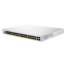 Cisco CBS350-48T-4X-UK commutateur réseau Géré L2/L3 Gigabit Ethernet (10/100/1000) Argent