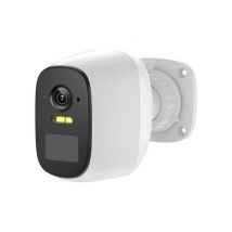 Caméra extérieure KONYKS Camini Air SE 3 MP Wi?Fi Batterie 5200 mAh IP66 Blanc/noir
