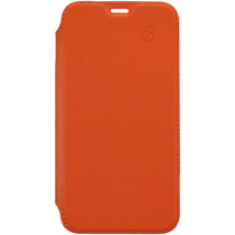 Folio iPhone 11 Pro Premium dos Crystal Cuir Orange Beetlecase